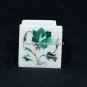 2"x2" Designer Trinket Marble Box Marquetry Precious Inlay Malachite Decor H5502
