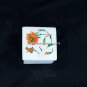 2"x2" Personalized Marble Box Hakik Floral Design Decor Special Girls Gift H5507