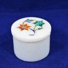 3"x1.5" Elegant Marble Storage Jewelry Box Inlaid Occasional Special Gift H5539A 3"x1.5" Elegant Marble Storage Jewelry Box Inlaid Occasional Special Gift H5539A