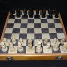 12"x12" Marble Ebony Gorara Handcrafted Chess Set Play & Gifts stone pieces Art 12"x12" Marble Ebony Gorara Handcrafted Chess Set Play & Gifts stone pieces Art
