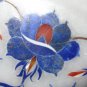 10" Decorative Marble Plate Lapis Inlaid Floral Marquetry Work Home Gift Decor