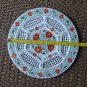 12" Marble Plate Rare Hakik Floral Inlaid Design Marquetry Grill Handmade Decor