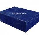 6"x4"x2" Marble Lapis Jewelry Box Marquetry Gemstone Decor Collectible Art Gifts 6"x4"x2" Marble Lapis Jewelry Box Marquetry Gemstone Decor Collectible Art Gifts