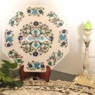 12'' Marble White Octagon Tiles/Plate Marquetry Inlay Kitchen Gifts Decor H3720 12'' Marble White Octagon Tiles/Plate Marquetry Inlay Kitchen Gifts Decor H3720