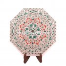 Marble Coffee Center Table Top With Stand Malachite Floral Inlay Decorative M068 Marble Coffee Center Table Top With Stand Malachite Floral Inlay Decorative M068