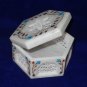 Marble Turquoise Pietra Dura Jewelry Trinket Box Marquetry Gift Home Decor Gifts