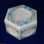 5"x5"x3" Marble Jewelry Box Handmade Turquoise Heart Shaped Eid Exclusive Gifts