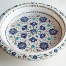 Exclusive Marble Fruit Serving Bowl Lapis Lazuli Inlay Kitchen Gift Decor H4481 Exclusive Marble Fruit Serving Bowl Lapis Lazuli Inlay Kitchen Gift Decor H4481