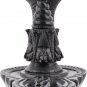 8" Black Marble Shiva Lingam Shivling Sculpture Handmade Hinduism Worship Idol