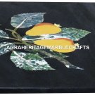 Black Marble Decorative Mosaic Coffee Table Top Marquetry Gem Inlay Mosaic H2998