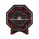 12" Black Marble Kitchen Table Top Handmade Mosaic Inlay Arts Hallway Decor M074 12" Black Marble Kitchen Table Top Handmade Mosaic Inlay Arts Hallway Decor M074