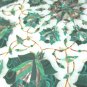 12" White Marble Plate Pietra Dura Malachite Handmade Inlay Home Decor Gifts Art