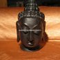 12" Black Marble Buddha Idol Head Statue Handmade Unique Work Decor E26