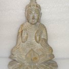 10.5" Marble Buddha Natural Green Blessing Carved Handmade Collectible Decor Art 10.5" Marble Buddha Natural Green Blessing Carved Handmade Collectible Decor Art