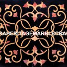 Black Marble Living Room Table Top Inlay Mosaic Fine Art Countertops Decor H5623 Black Marble Living Room Table Top Inlay Mosaic Fine Art Countertops Decor H5623
