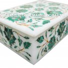 Marble Decorative Malachite Handmade Jewelry Box Trinket Semi Precious Art H1875 Marble Decorative Malachite Handmade Jewelry Box Trinket Semi Precious Art H1875
