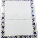 Marble Center Dining Table Top Real Lapis Marquetry Inlay Work Art Decor H2478 Marble Center Dining Table Top Real Lapis Marquetry Inlay Work Art Decor H2478