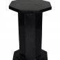 23" Black Marble Table Top Dining Handmade Mosaic Corner Table With Stand Arts