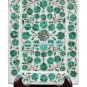 9"x6" Marble Tray Pietra Dura Malachite Marquetry Inlaid Mosaic Home Decor H1850