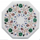 Marble SideTable Top Malachite Inlay Marquetry Floral Decor Ramadan Special 2017