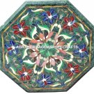 Marble Marquetry Top Coffee Table Gems Inlay Ramzan Exclusive Patio Decor H2494