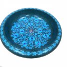 11" Decorative Marble Bowl Turquoise Mosaic Lapis Lazuli Inlay Cyber Monday Gift 11" Decorative Marble Bowl Turquoise Mosaic Lapis Lazuli Inlay Cyber Monday Gift