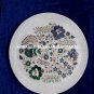 Exclusive Round Marble Dish Plate Marquetry Inlay Stone Occasional Decor H4074