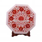 12" Marble Kitchen Table Top Carnelian Inlay Floral Home Furniture Decor E112 12" Marble Kitchen Table Top Carnelian Inlay Floral Home Furniture Decor E112