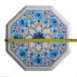 Marble Marquetry Side Table Top Turquoise Stone Eid Special Home Decor