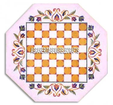Marble Chess Board Coffee Center Table Top Marquetry Eid Mubarak Special 2o17