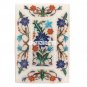 5''x3.5'' White Marble Buy Tray Precious Inlay Occasional Decor Home Gift H3652