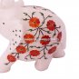 Natural Marble Stone Elephant Hakik Inlay Stone Collectible Gift Home Decor E41