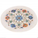 9" Marble Plate Pietra Dura Marquetry Inlay Mosaic Home Decor Eid Gifts 2017 9" Marble Plate Pietra Dura Marquetry Inlay Mosaic Home Decor Eid Gifts 2017