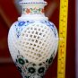 Modern Marble Flower Jar Mosaic Inlay Marquetry Collectible Halloween Gift H1960