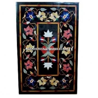 Marble Console Table Top Dining Furniture Mosaic Inlaid Hallway Gift Decor H507