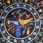Black Marble table top pietredura inlay semiprecious stone unique elephant H451