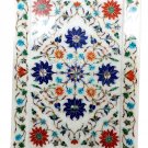 14"x10" Marble Serving Tray Plate Pietradura Art Floral Inlay Kitchen Art Gifts 14"x10" Marble Serving Tray Plate Pietradura Art Floral Inlay Kitchen Art Gifts