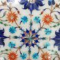 14"x10" Marble Serving Tray Plate Pietradura Art Floral Inlay Kitchen Art Gifts
