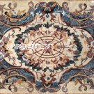 White Marble Top Dining Room Table Rare Gem Inlay Art Garden Furniture Art H3190