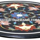 Black Marble Round Table Top Handmade Mosaic Inlaid Art Home Decorative H2969 Black Marble Round Table Top Handmade Mosaic Inlaid Art Home Decorative H2969