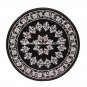 24" Marble Top Coffee Table With Stand Mother of Pearl Inlay Home Decor E113