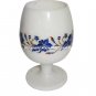 Lot 4 Pcs Marble Wine Glass Real Inlay Stone Marquetry Decor Casino Glass H1349
