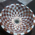 Marble Wash Basin Bathroom Sink Jasper Inlay Decoraative Home Kitchen Arts H4880