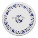 White Marble Coffee Table Top Lapis Stone Inlay Ramadan Special Home Decor White Marble Coffee Table Top Lapis Stone Inlay Ramadan Special Home Decor