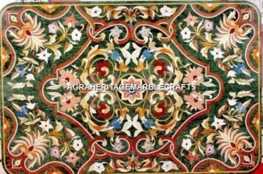 Exclusive Marble Dining Room Hallway Table Top Pietra Dura Inlay Home Decor H4494