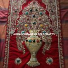 Home Carpet Persian Kashmiri Handmade Rug With Using of Precious Zari Stone M123 Home Carpet Persian Kashmiri Handmade Rug With Using of Precious Zari Stone M123