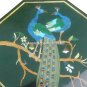 24" Marble Side Coffee Table Top Antique Furniture Peacock Pietra Dura Art H453