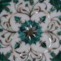 12"x12" Marble Coffee Table Top Malachite Marquetry Arts Pauashell Gem Art H005