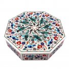 7"x7"x2" Marble Jewellery Box for Women Parrot Bird Inlay Arts Special Gift M094 7"x7"x2" Marble Jewellery Box for Women Parrot Bird Inlay Arts Special Gift M094
