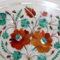 12'' Marble Malachite Mosaic Inlay Decoration Coffee Table Top Furniture Decor